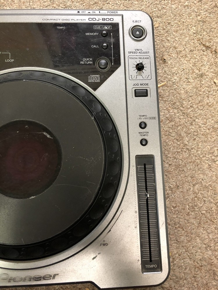 Pioneer CDJ-800 Table Top DJ CD Player