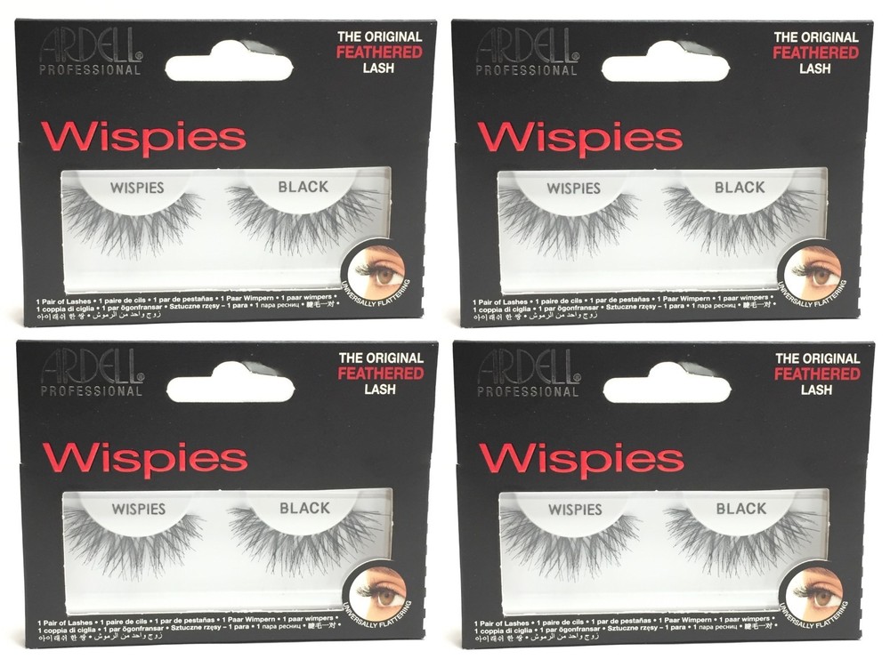 (4 PACK) Ardell Wispies Black, Item #65010