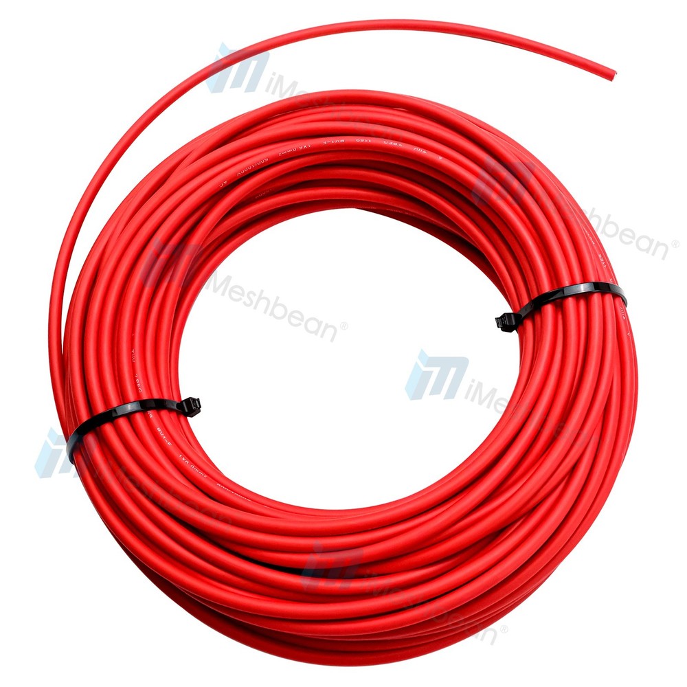 100ft Solar Panel Extension Cable 10AWG 6mm² Tinned Copper PV Cable Solar Wire