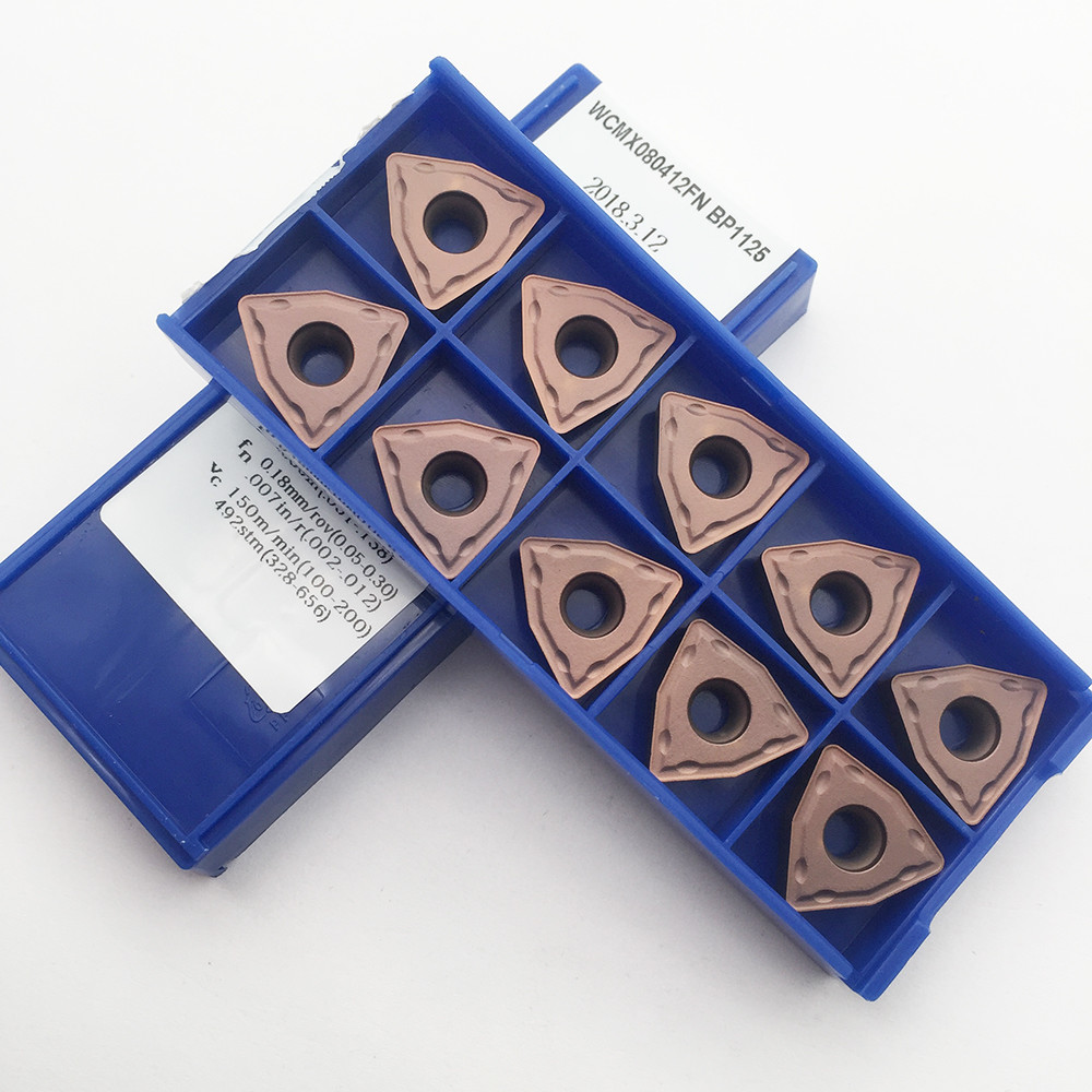20pcs WCMX080412FN BP1125 carbide inserts cutting tool u drill inserts WCMX0804