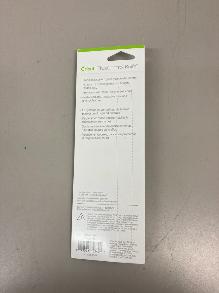 Cricut TRUE CONTROL KNIFE BLUE 2004758 New/Sealed