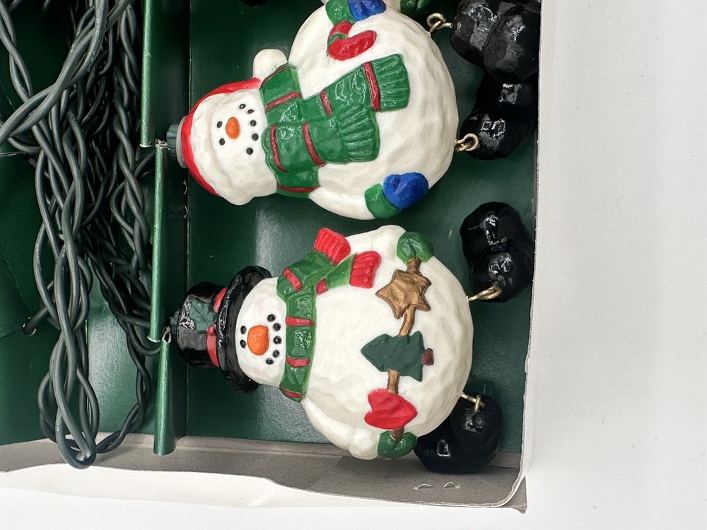 Kurt S. Adler UL1356 10-Light Snowman String light set Used