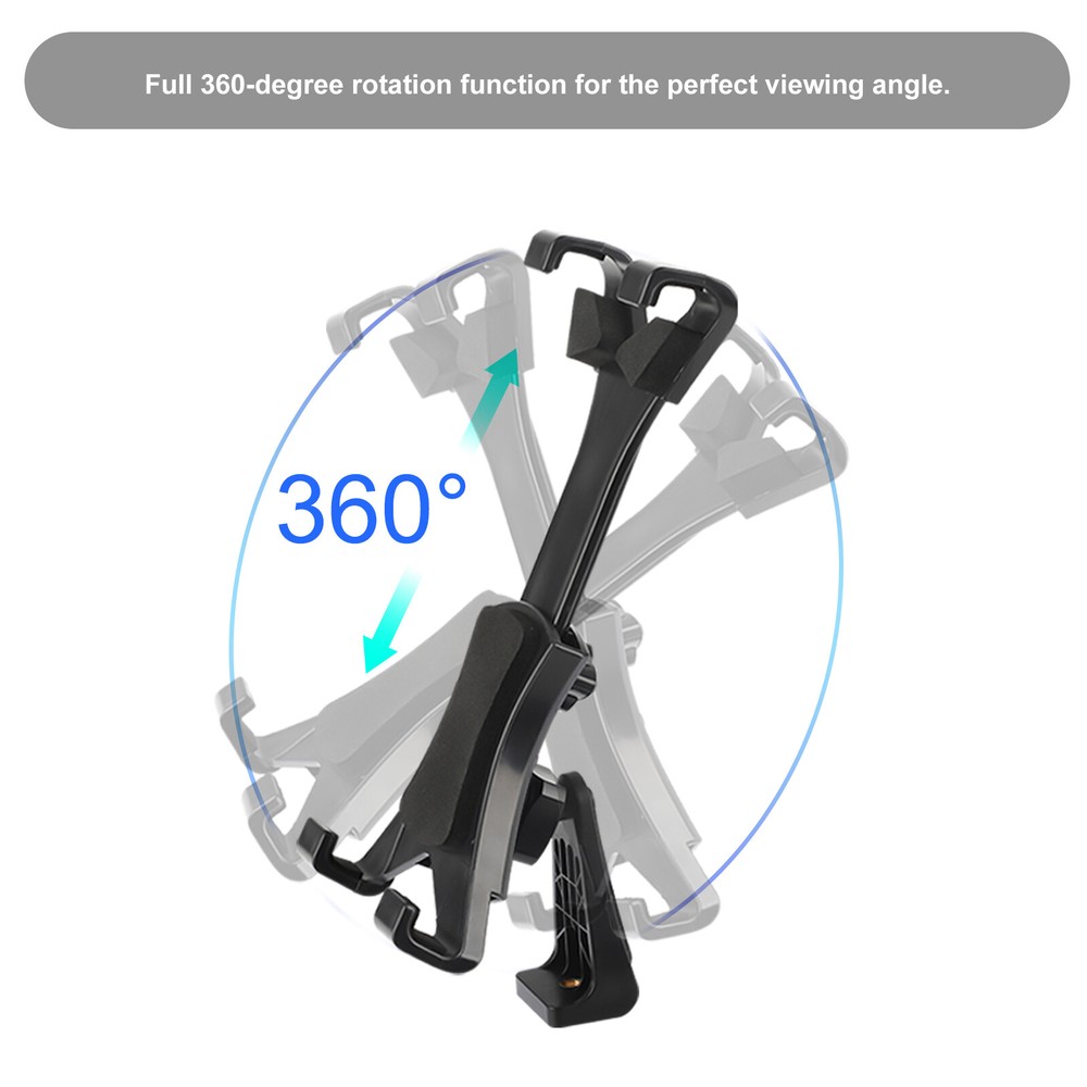 Tripod Mount Holder Bracket 1/4" Thread Adapter For 7"-12" Tablet iPad Universal