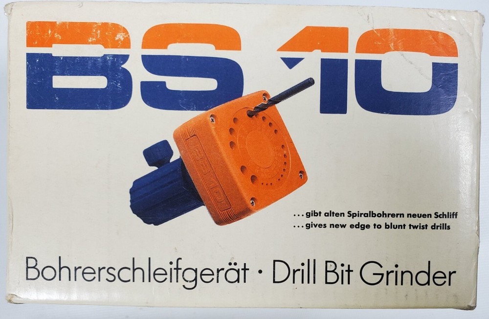 BS-10 Drill Bit Grinder Sharpener By Sonico