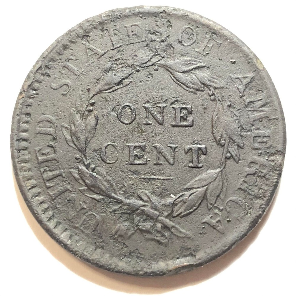 Large cent/penny 1816 Newcomb 3 rare XF details
