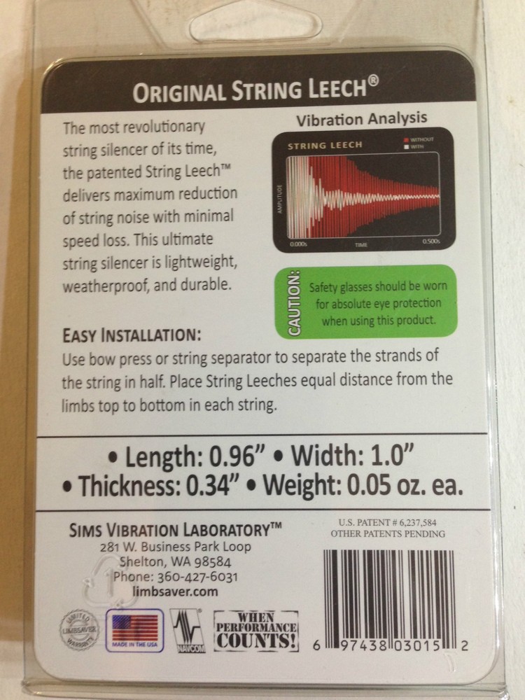 LIMB SAVER 3015 STRING LEECH WIDTH 1" NEW!!