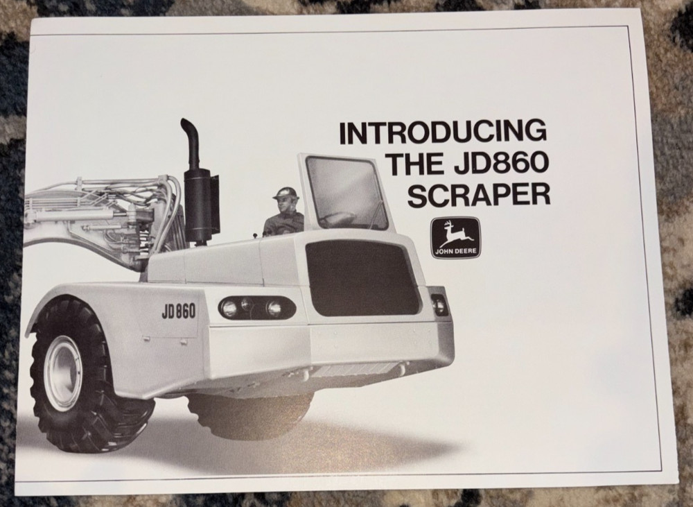 John Deere 860 Scraper Brochure AMIL25