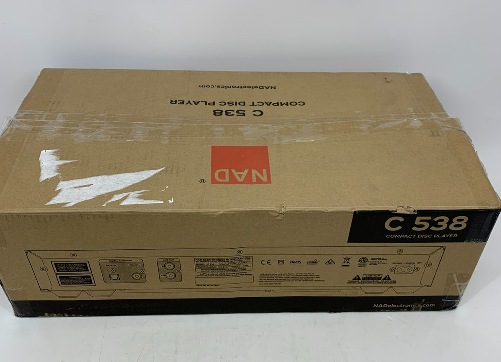 NAD Electronics C538 CD Player with Remote Controller - NIB TESTED!!!