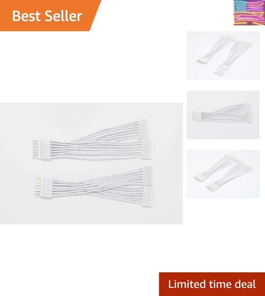 Splitter for Cync [Formally C by GE] Smart Light Strips 2 Pack, White