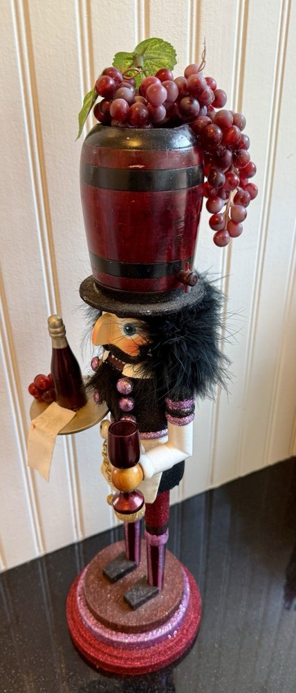 Kurt Adler 19" Hollywood Wine Nutcracker - Beautiful!!