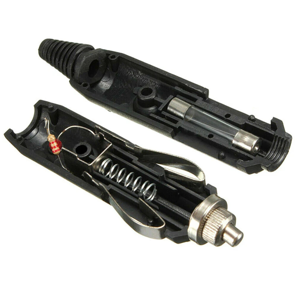 2 x 12V Car Cigarette Lighter Plug Connector