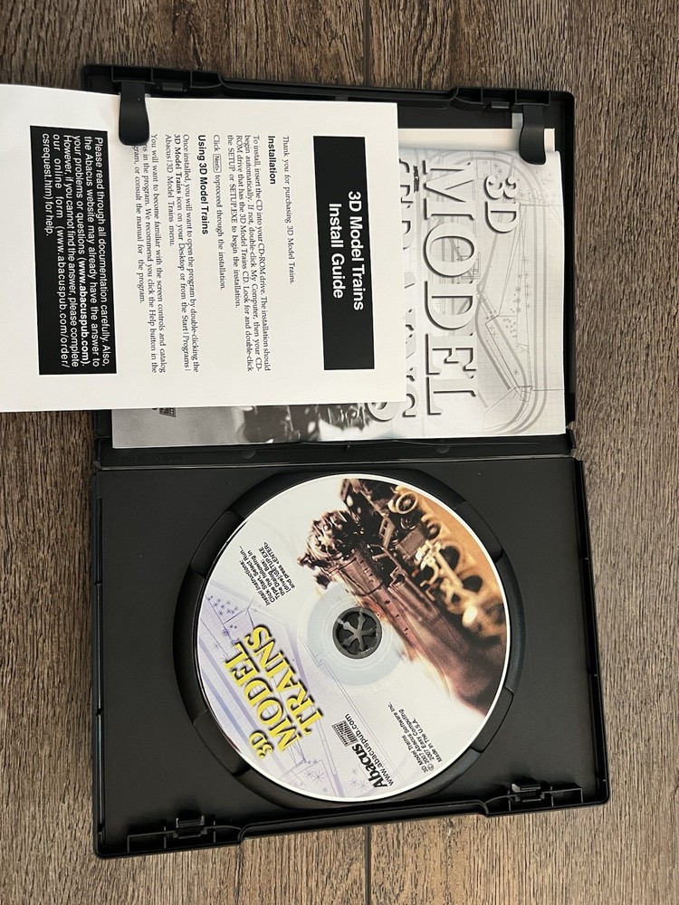 Abacus 3D Model Train Design Software for PC - 2007 Simulator Edition