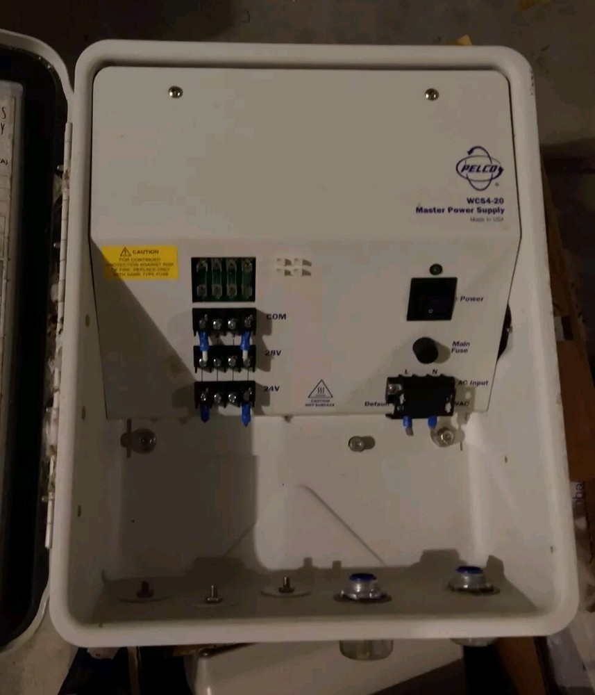 PELCO WCS4-20 MASTER OUTDOOR CAMERA POWER SUPPLY 20A