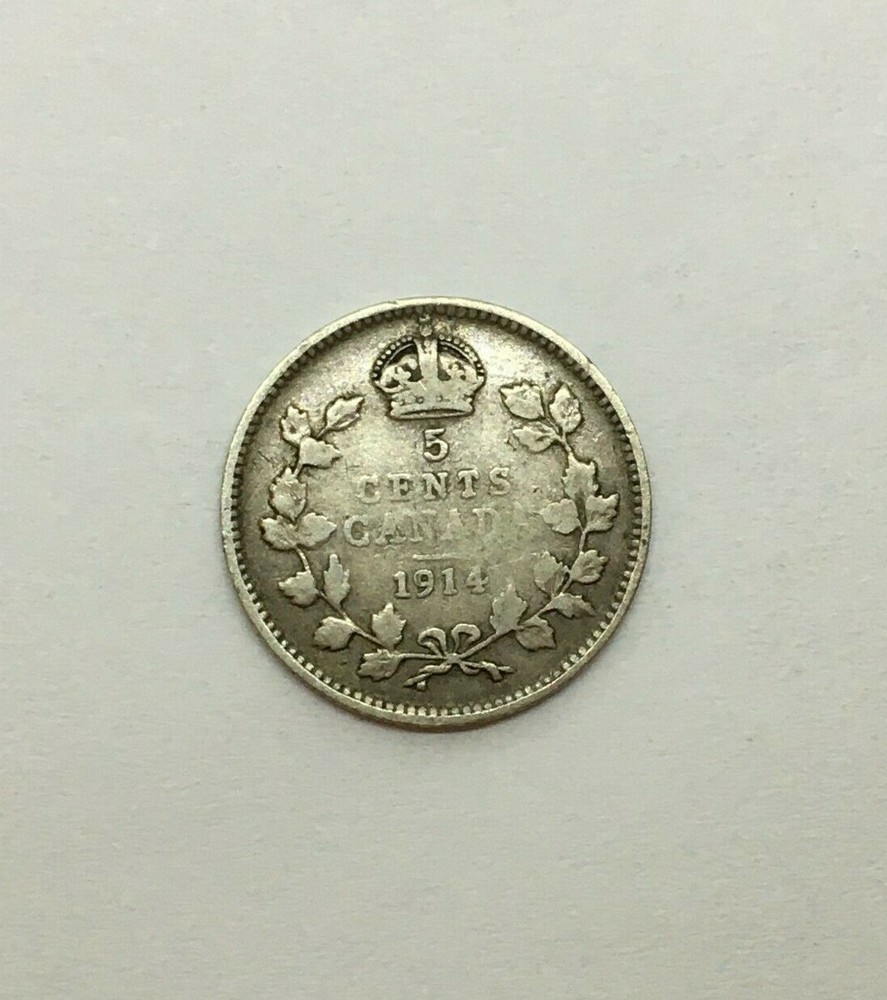 Canada 1914 5 Cents  VG