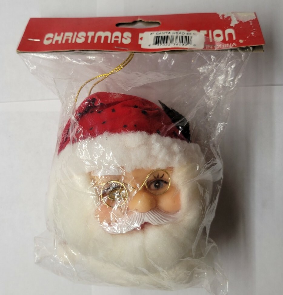 C.J. Imports 6" Craft Santa Head