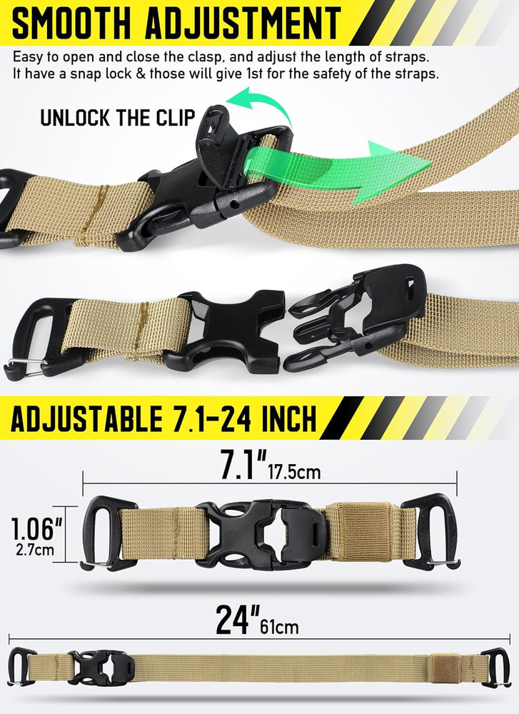 Molle Backpack Straps Tactical Rush Tier System Molle Attachment for Tactical Mi