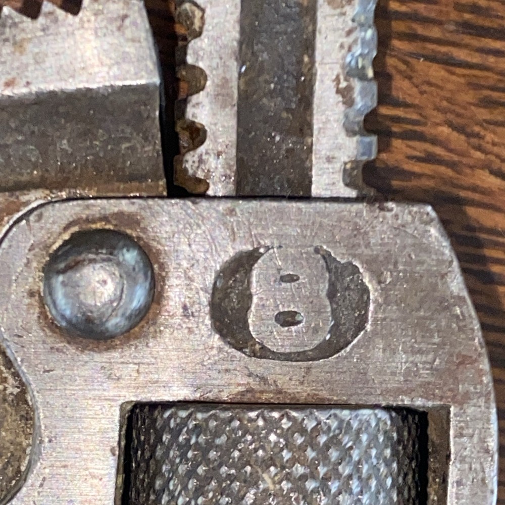 Vintage Dunlap 8" Pipe Wrench Germany