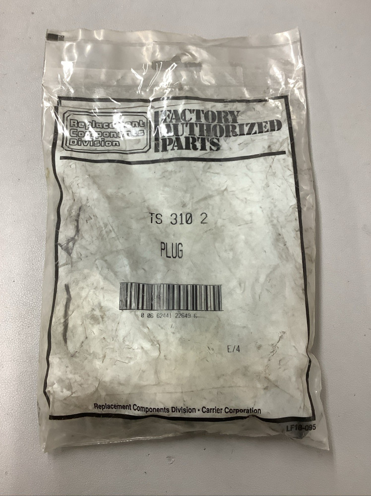 Carrier Replacement Corporation TS 310 2 Compressor Plug Replacement Kit (b643)