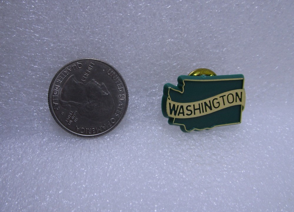 State Of Washington Plastic Pin