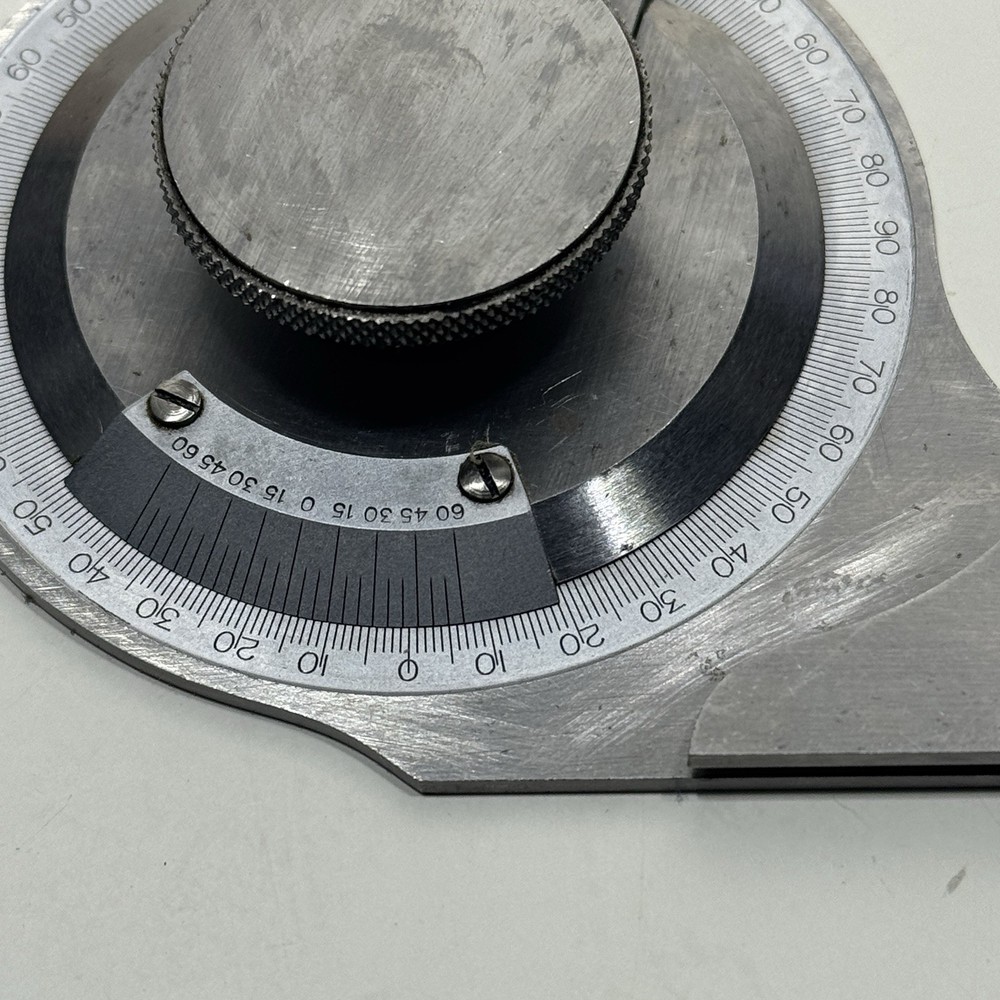 MOORE & WRIGHT SHEFFIELD 994 Vernier Bevel Precision Protractor H63/48 custom