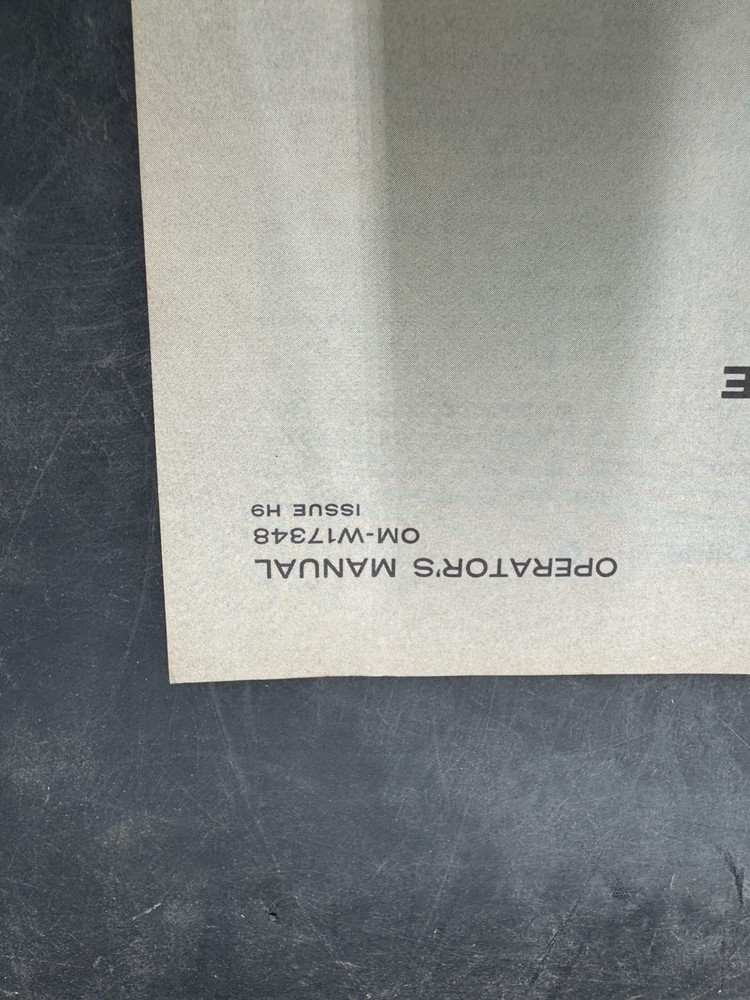 Vintage John Deere 1065a Wagon Operator Owner Manual