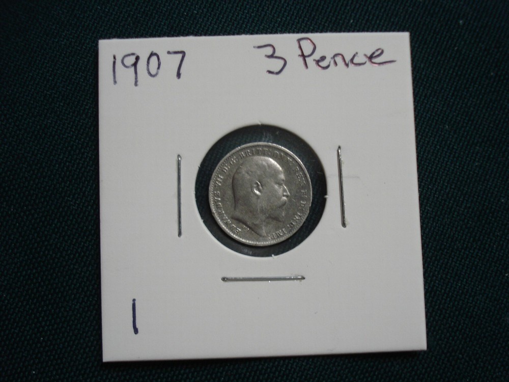 1907 THREE PENCE GREAT BRITAIN