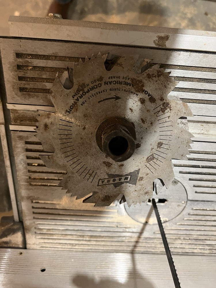 Magna Shopsmith Dado Stack Set And Associated Arbor