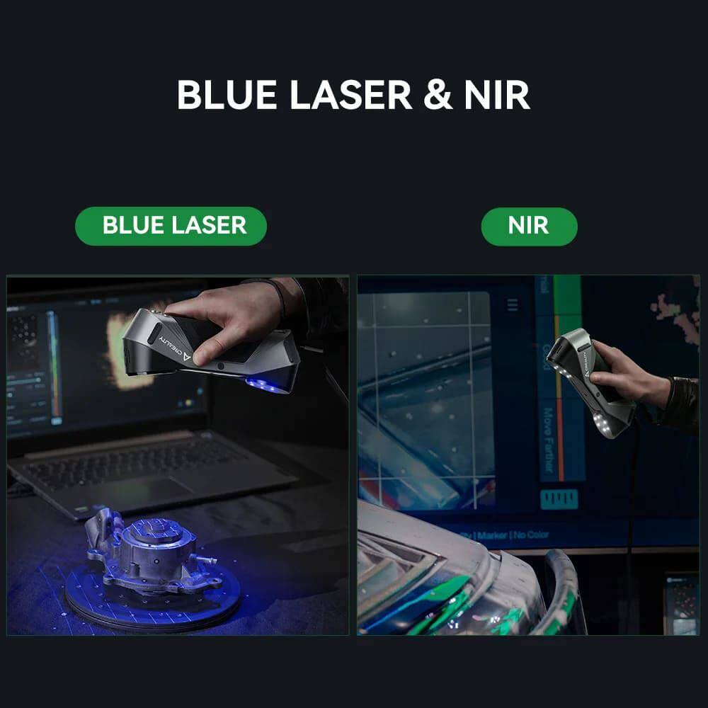 Creality CR-Scan Raptor 3D Scanner Multiple-line Blue&NIR 24-Bit Fast Full-Color
