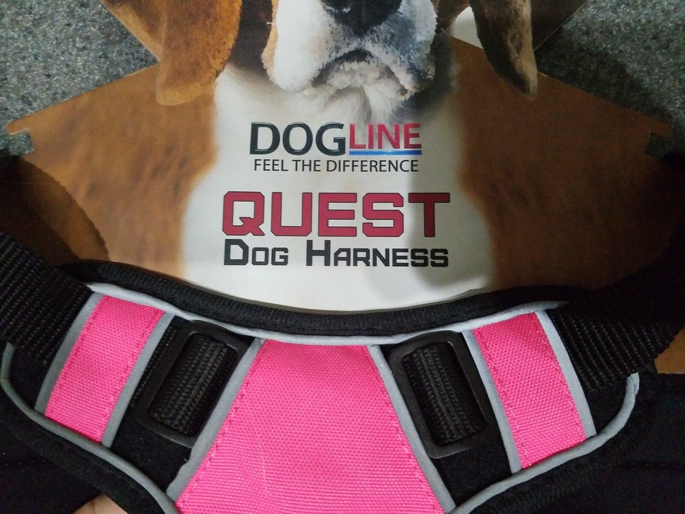 Dogline QUEST Multi-Purpose Harness PINK Size M (Medium)