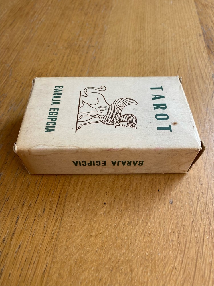 Vintage Baraja Egipcia Tarot Deck