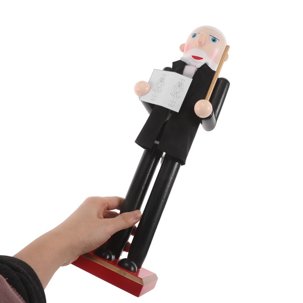 Festive Nutcracker Professor Decorations for Home Table Centerpiece