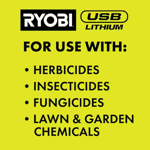 Cordless Compact Sprayer with 2.0 Ah Battery and Charging Cable