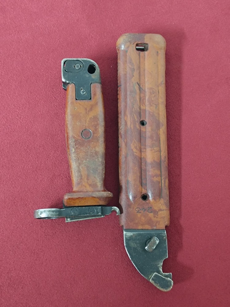 USSR Soviet Bayonet Handle and Scabbard.