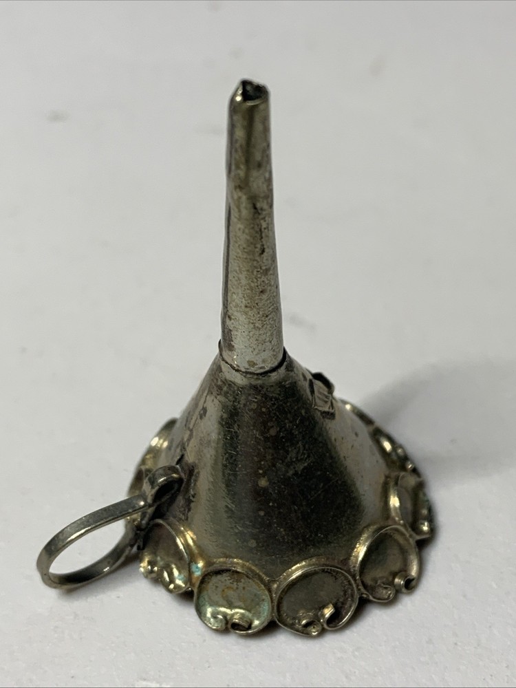 Antique Sterling Silver Mini Perfume Funnel