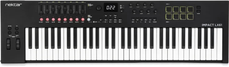 Nektar Impact LX61 mk3 MIDI Controller