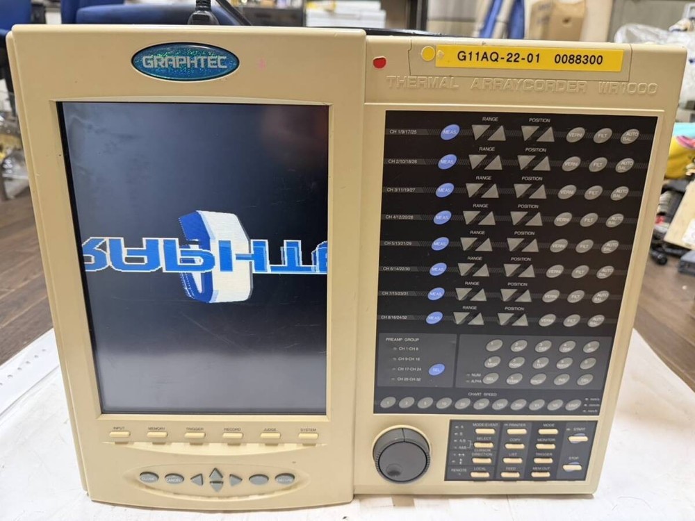 GRAPHTEC WR1000 Thermal Array Recorder Data Logger Unit