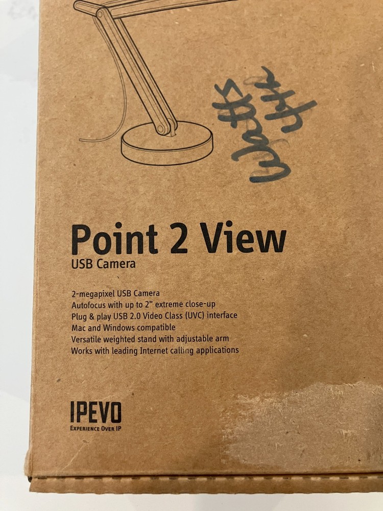 Ipevo Document Webcam CDVU-031P w/ Stand and Height Ext