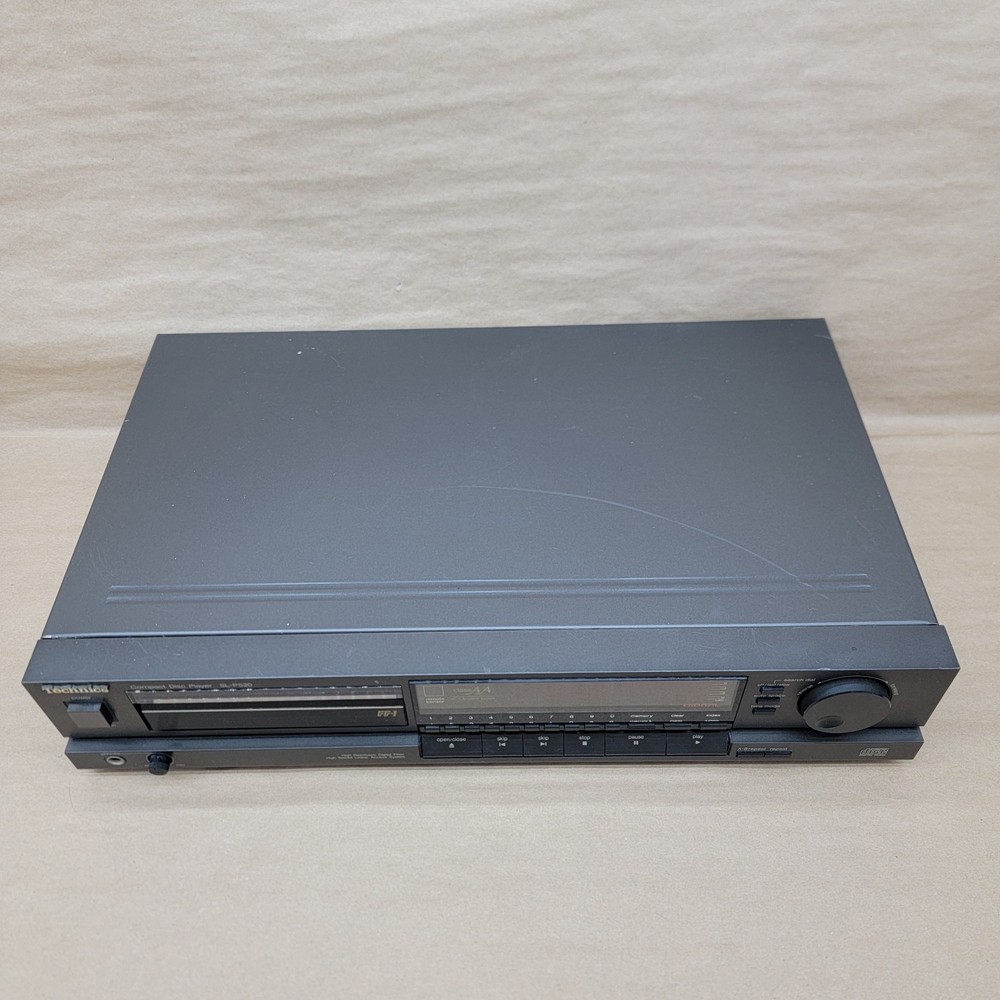 Vintage Technics SL-P520 CD Compact Disc Player NEW DRIVE BELT Tested & Working