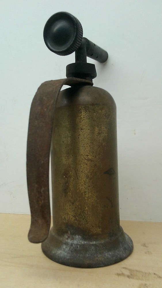 Vintage Brass Small Alcohol Burner Torch Unbranded Steampunk Untested