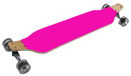 NEON PINKSPEED RACER DROP DOWN Complete LONGBOARD 40 in