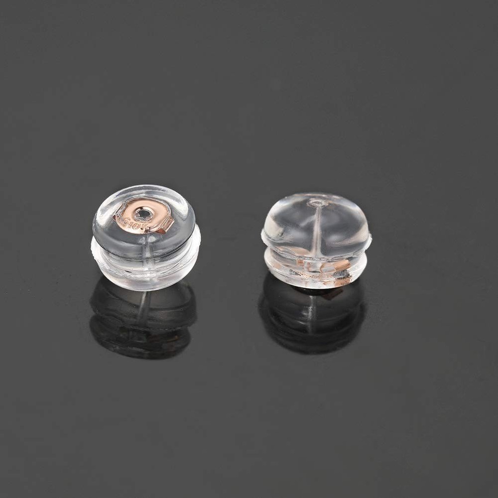 Silicone Earring Backs Replacement | Comfortable Rubber Earring Backings for ...