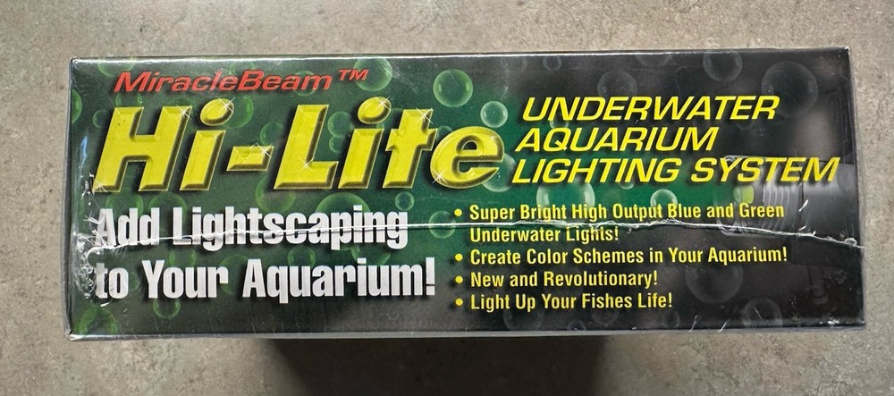 NOS Miracle Beam (Hi-Lite) Underwater Aquarium Lighting System Model No. 2043