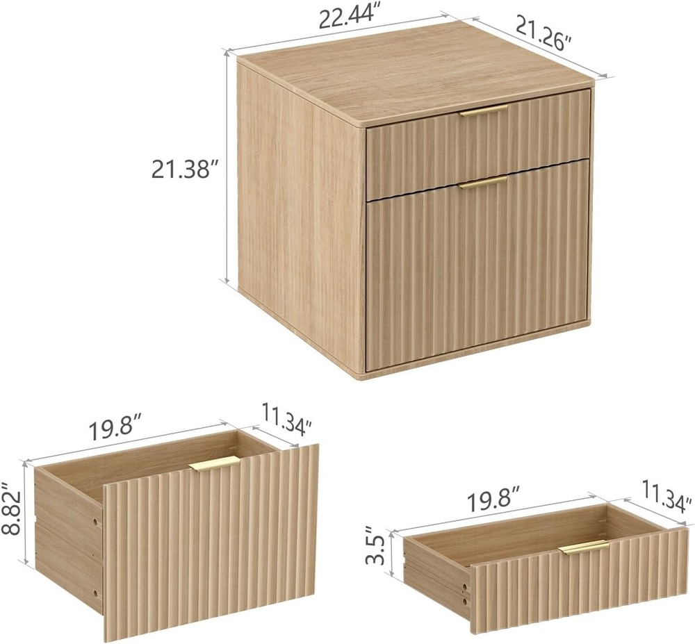 Mini Fridge Stand with Storage