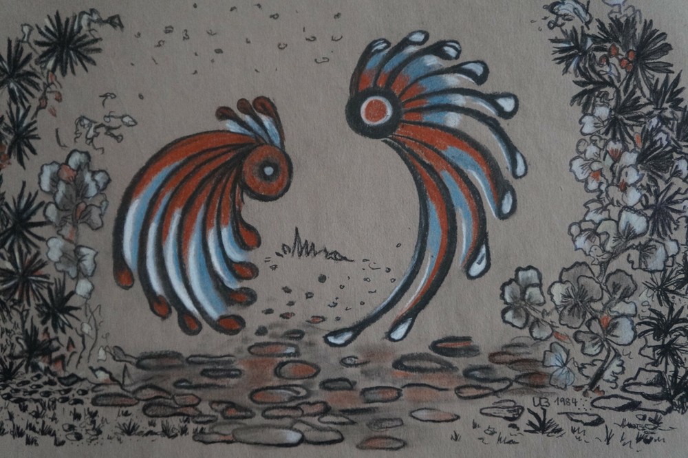 U. Berta (20th) "Gnome" Signed