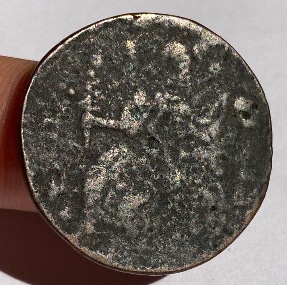 1787 Connecticut Cent Double Struck ERROR Mailed Bust Left Scarce Copper Colonia