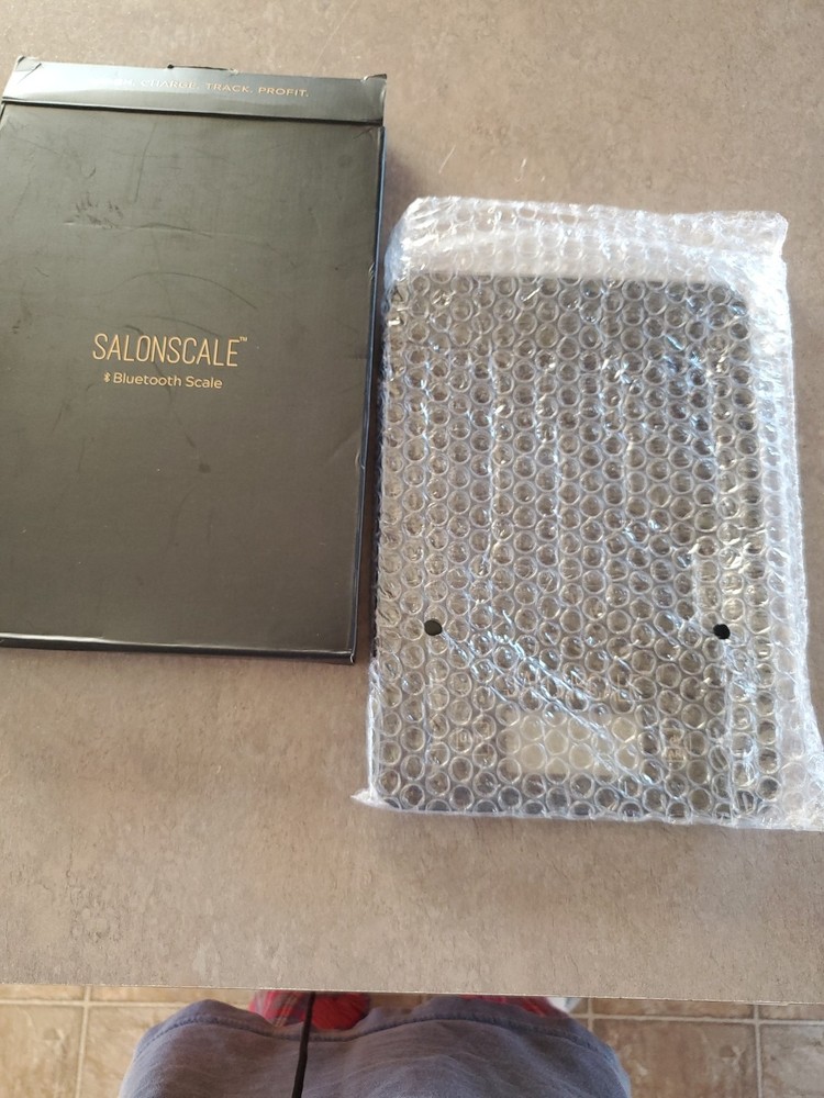 Salonscale Digital Bluetooth Scale App Compatible 1G Accuracy Scale