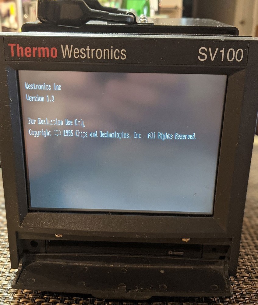 Thermo-Westronics SV100 Video Data Recorder With Power Cable