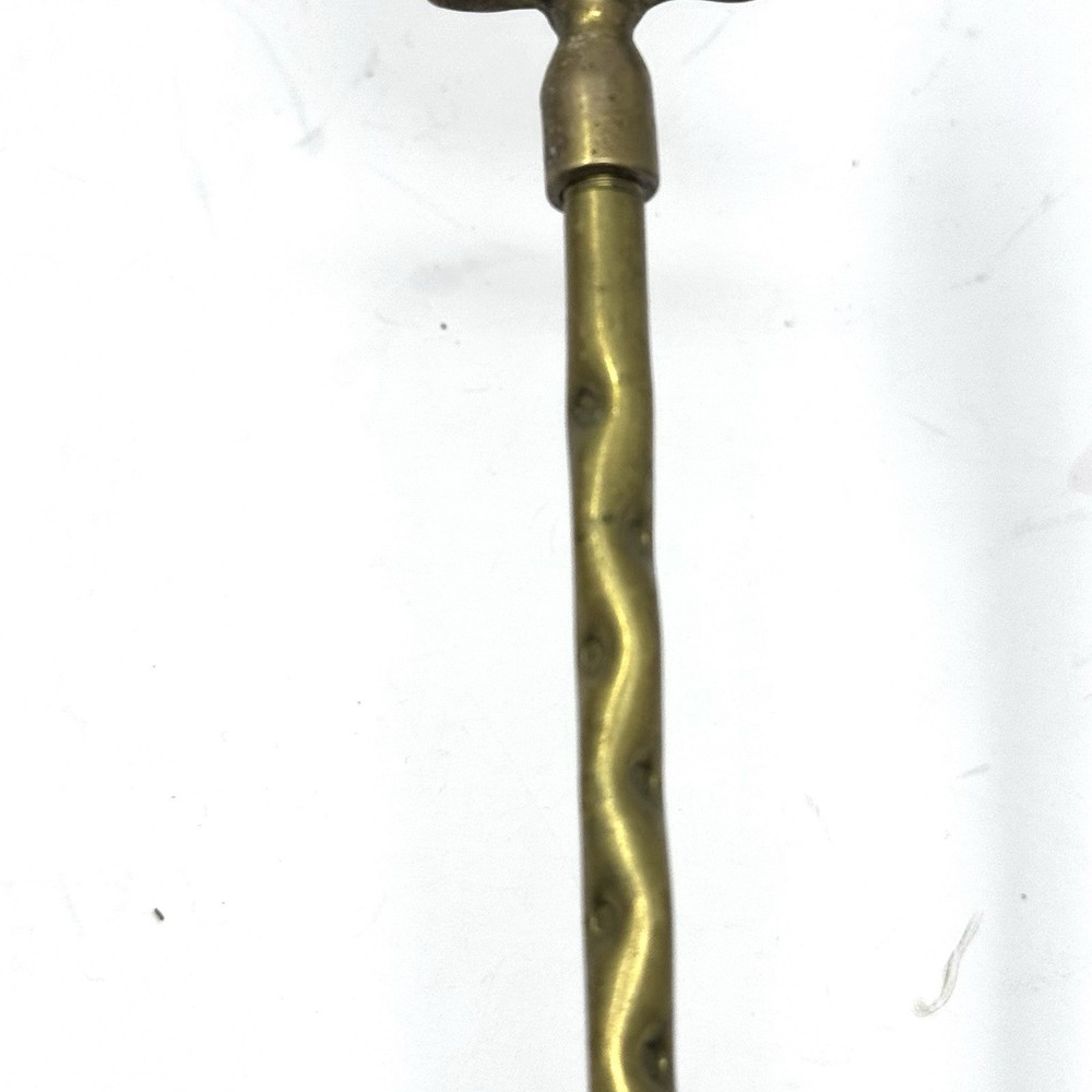 Vintage Brass Fireplace Toasting Fork Duck Design 20”