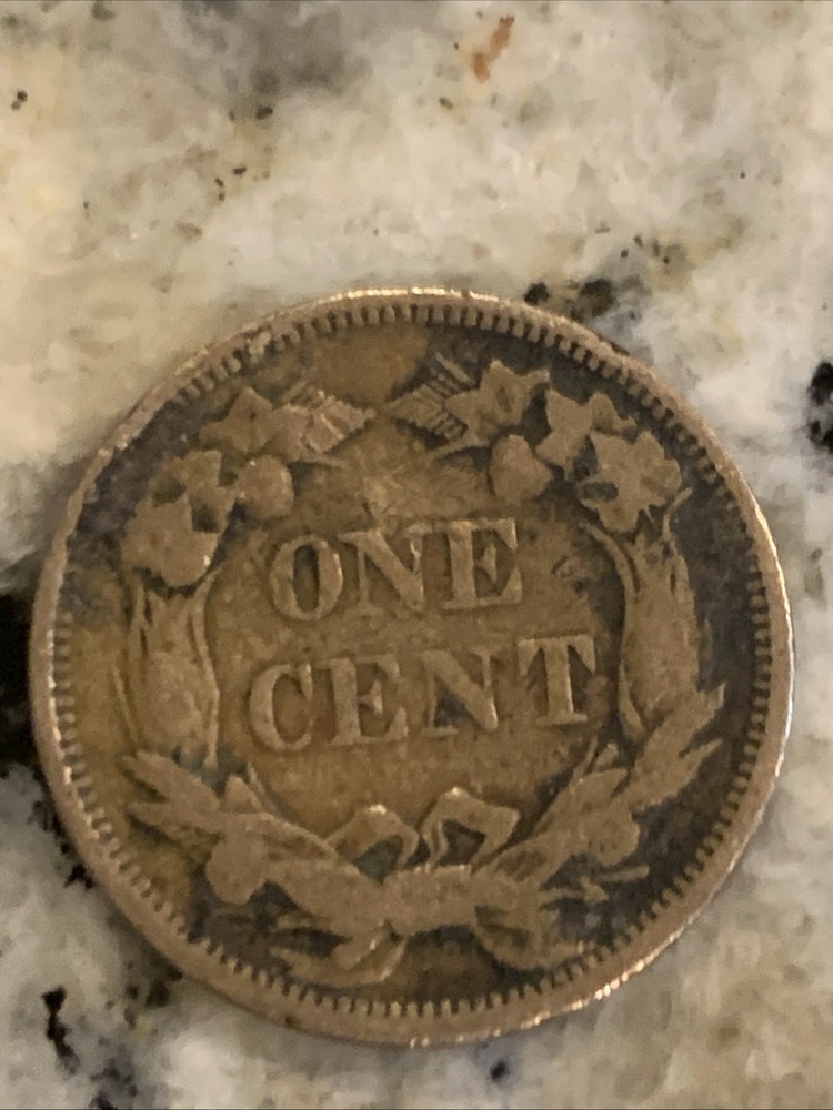 1858 Flying Eagle One Cent VG