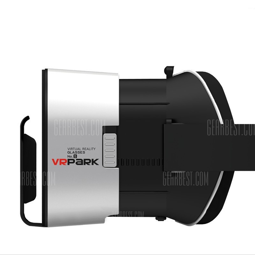 VR PARK 5.0 3D Glasses Virtual Reality for Android - WHITE AND BLACK